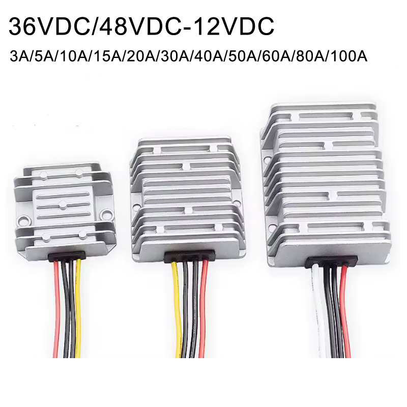 電気自動車用 36V/48V ～ 12V 3A ～ 100A 降圧 DC DC 電源コンバータ