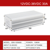 12V ～ 36V 1A ～ 30A IP68 非絶縁 DC-DC カーパワーステップアップコンバータ