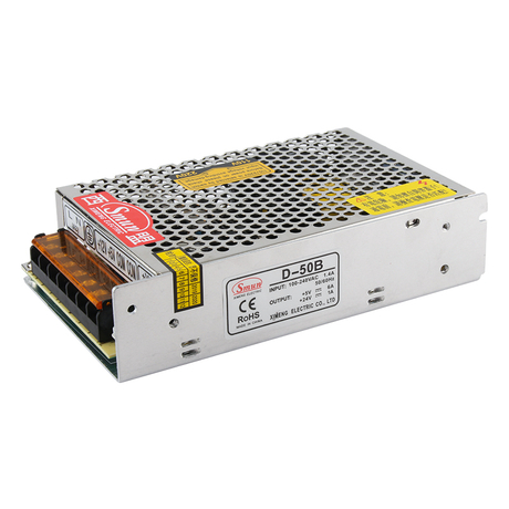D-50C 12V2A 24V1A 50W デュアル出力スイッチング電源 
