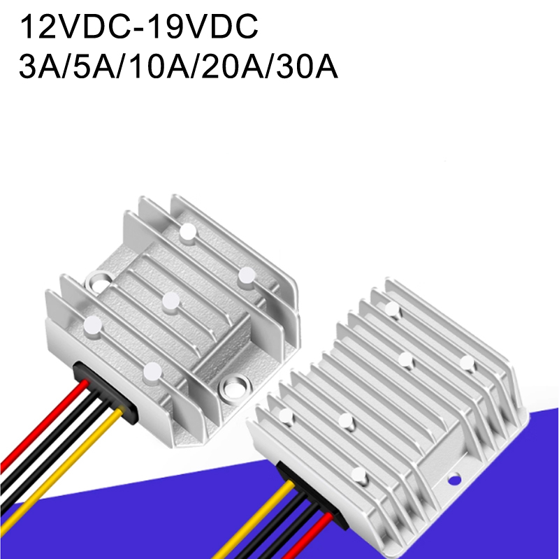 12V ～ 19VDC 3A ～ 30A 非絶縁 IP68 高効率防水 DC-DC コンバータ 