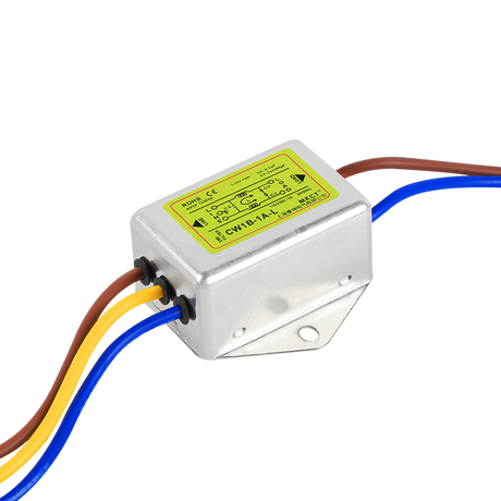 ラインタイプ EMI パワー フィルタ 250VAC CW1B-1A/3A/6A/10A-L オートメーション用