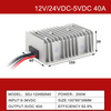 12V/24VDC ～ 5VDC 3A ～ 60A 非絶縁防水 IP68 降圧 DC-DC コンバータ 