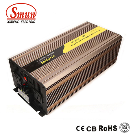 5000W 純粋な正弦波インバーター – DC 12V/24V/48V から AC、10000W サージ、90% 効率