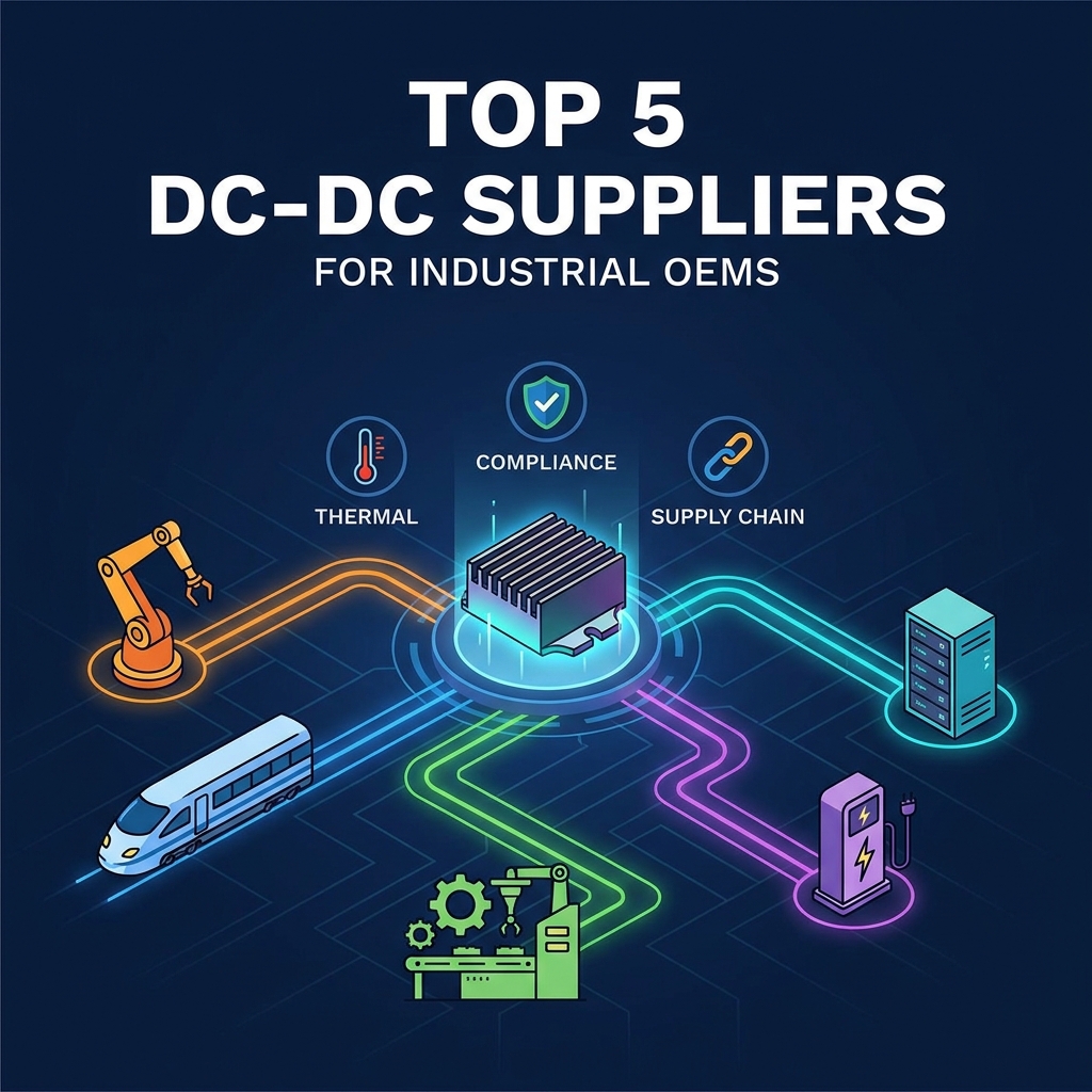 OEM 産業用アプリケーション向け DC-DC コンバータ サプライヤー トップ 5
